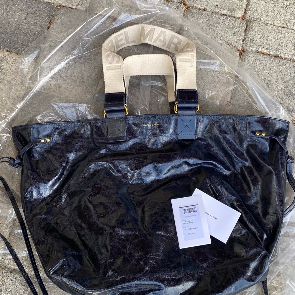 NEW!!!! Isabel Marant Dark Navy Wardy Tote PRICE NOT GOING DOWN!!